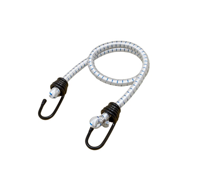 Kotap حبال بونجي متعددة الاستخدامات الثقيلة من كوتاب VBC-32WHT مع خطافات، 32 بوصة، بيضاء (10 عبوة) - Image 3